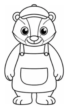 Barnaby the badger